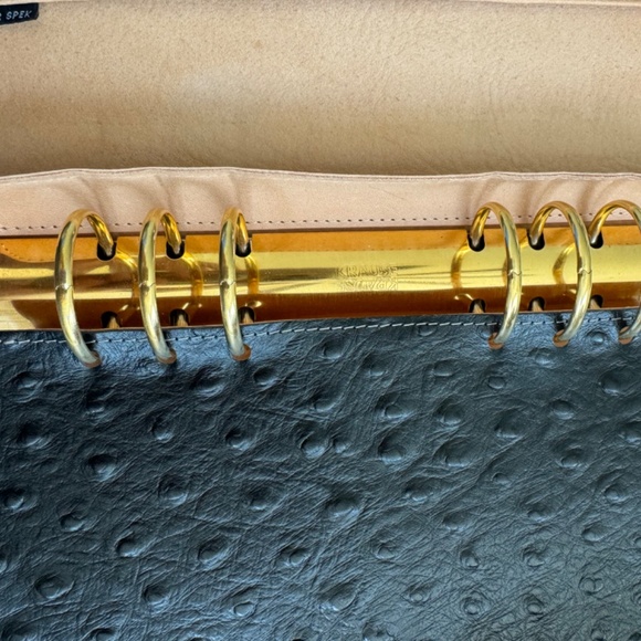 Manager Van Der Spek Black Ostrich with undyed inside - Picture 5 of 7